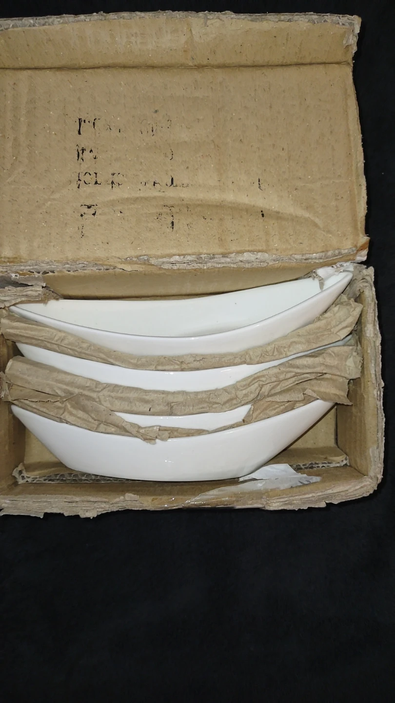 Set of 6 White Gondola Bowls 7.5" / 19cm - photo 2