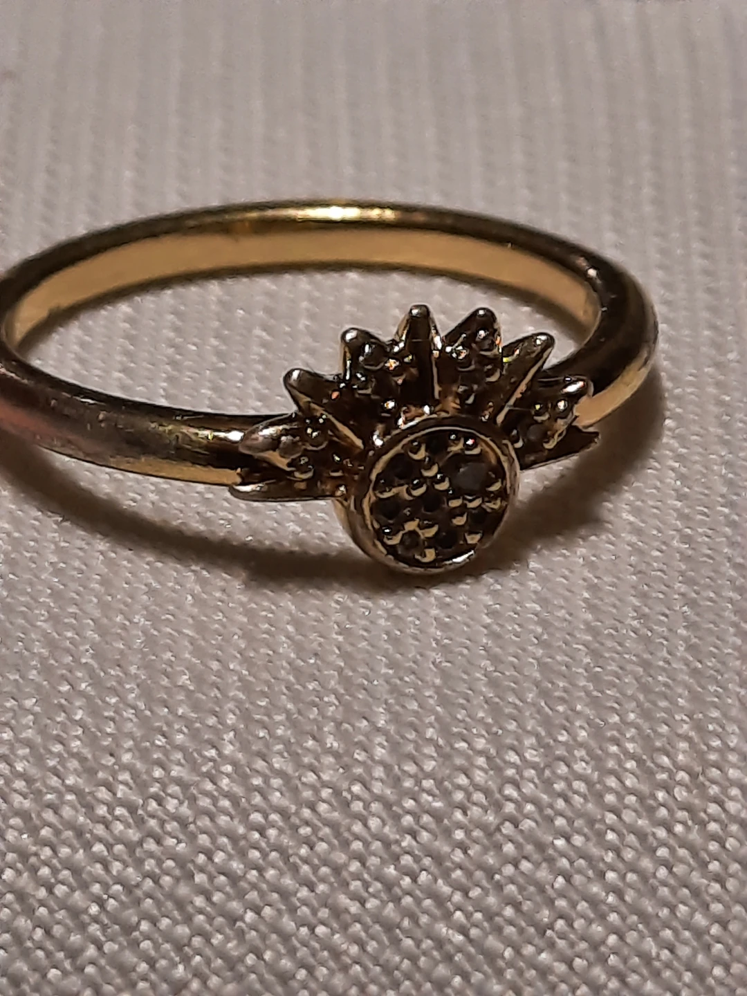 PANDORA GOLD PLATED RING CELESTIAL STAR - photo 4