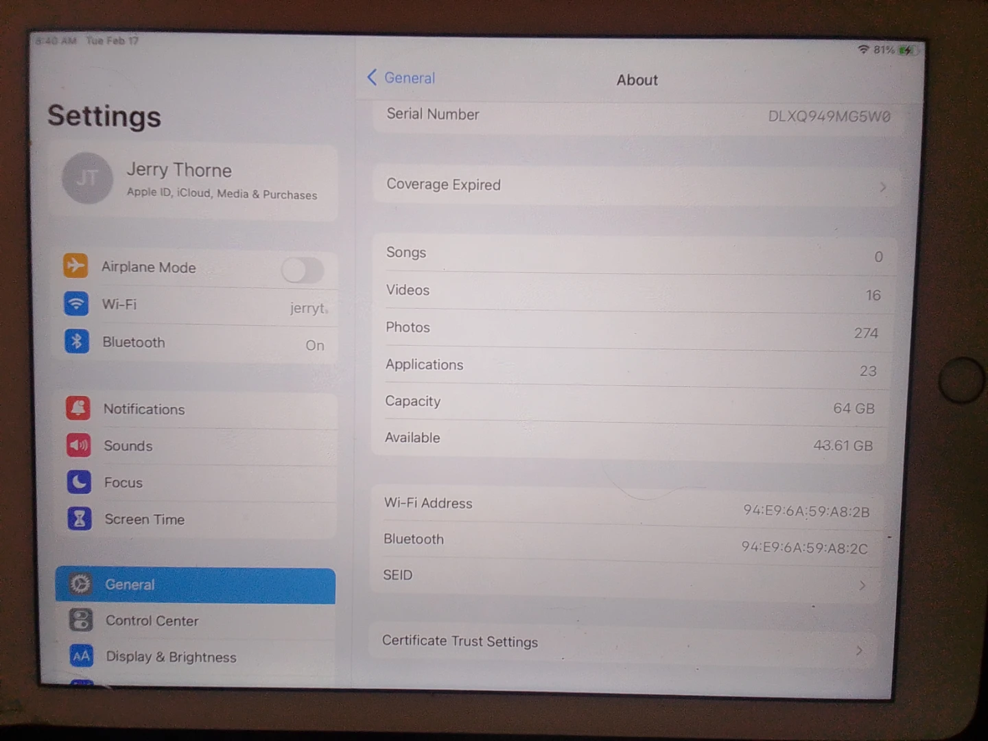 Apple iPad Air 2 - 64GB - photo 2