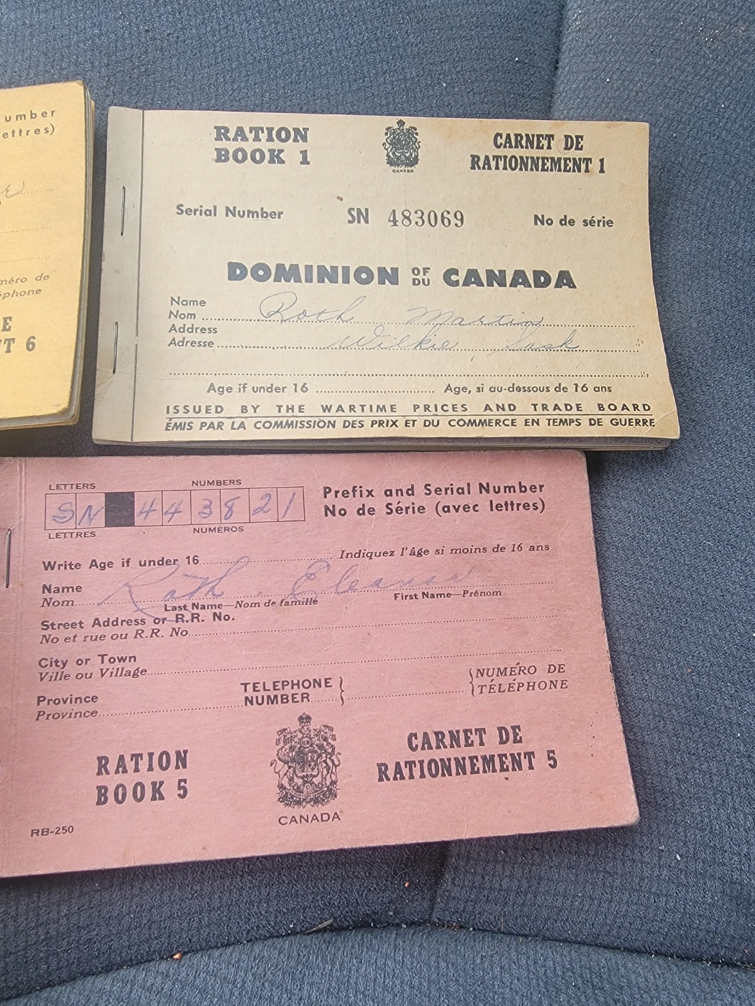 Canada Ration Books Collection - photo 2