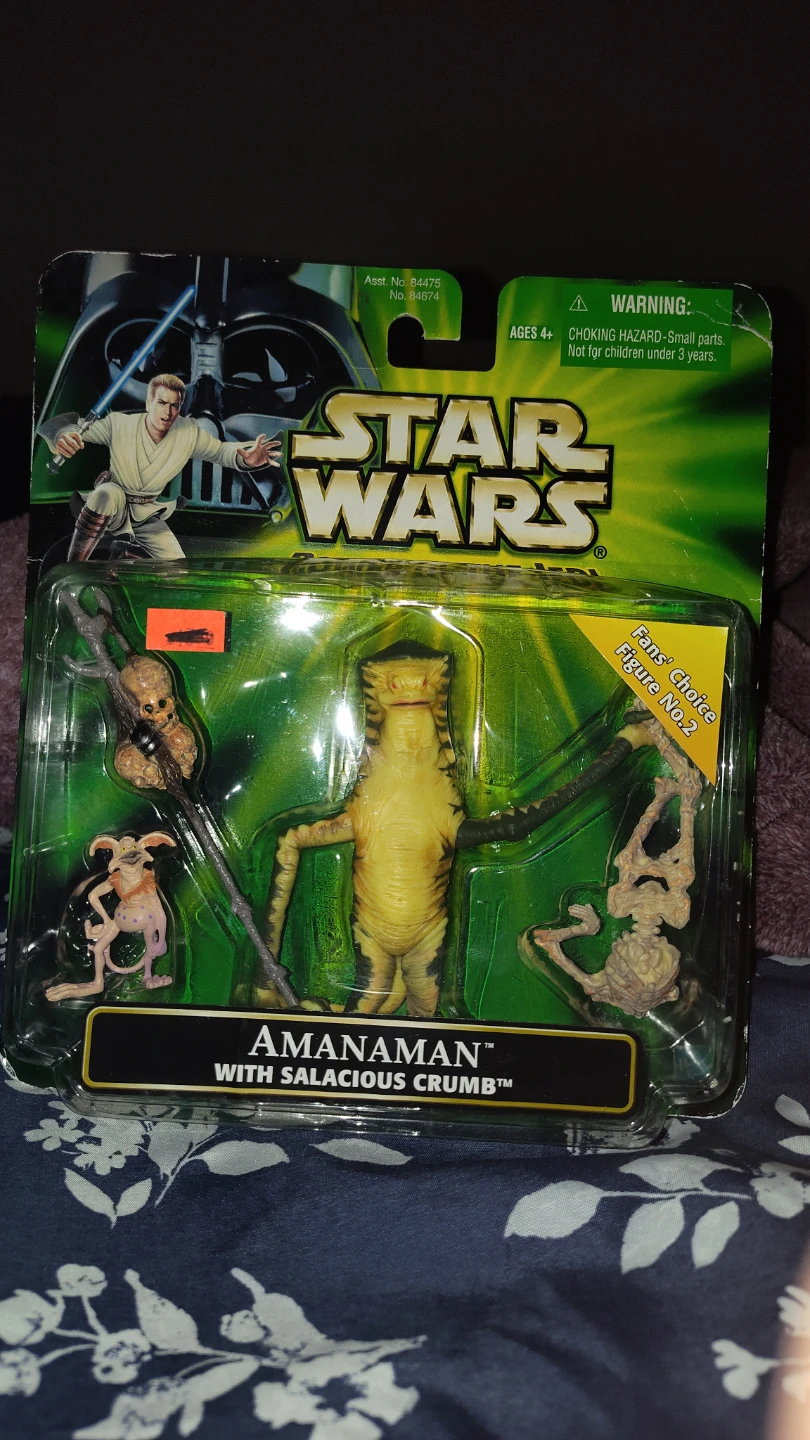 Star Wars Amanaman with Salacious Crumb Action Figure - photo 2