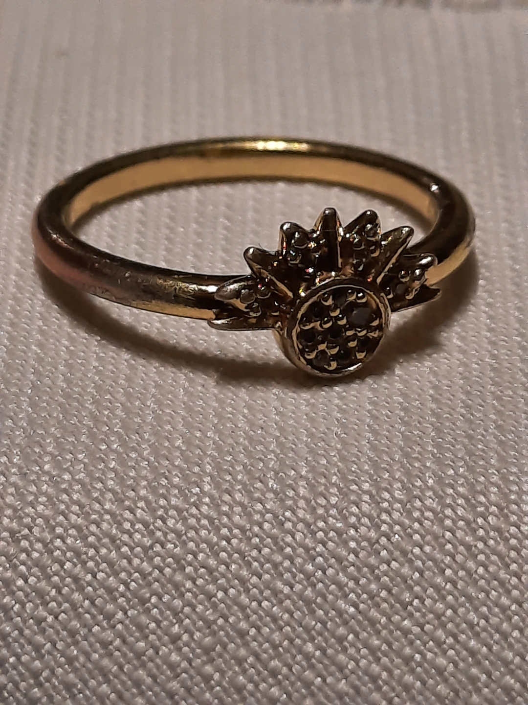 PANDORA GOLD PLATED RING CELESTIAL STAR - photo 5