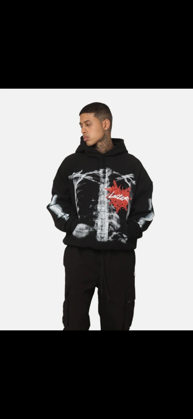 Lature Skeleton Graphic Hoodie oversize large - photo 4
