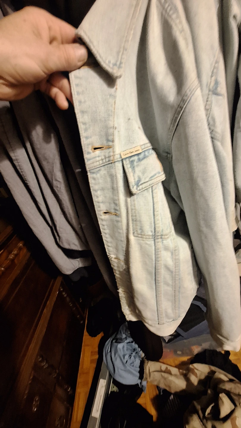 Calvin Klein Jeans Light Wash Denim Jacket - photo 2