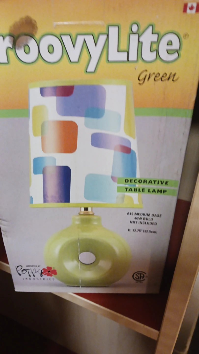 GroovyLite Decorative Table Lamp - Green