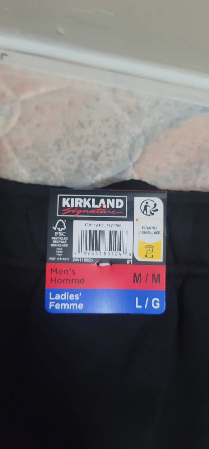 Kirkland Signature Black Sweatpants - Men's M famil's L - photo 3