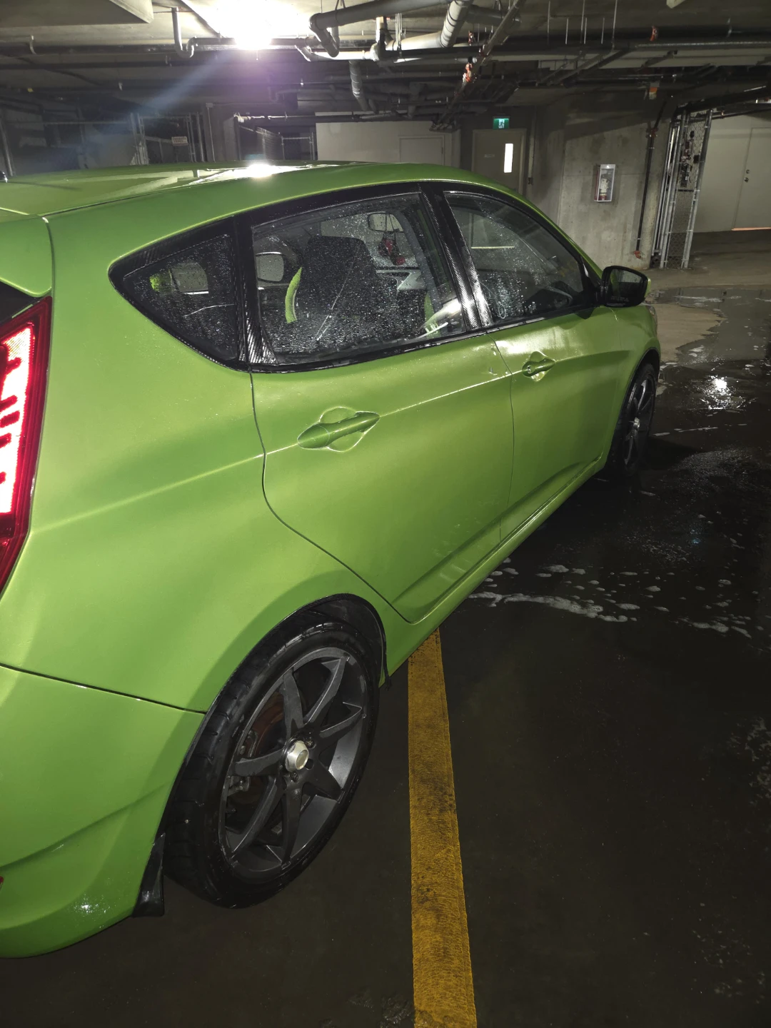 Hyundai Accent Green Hatchback - photo 5