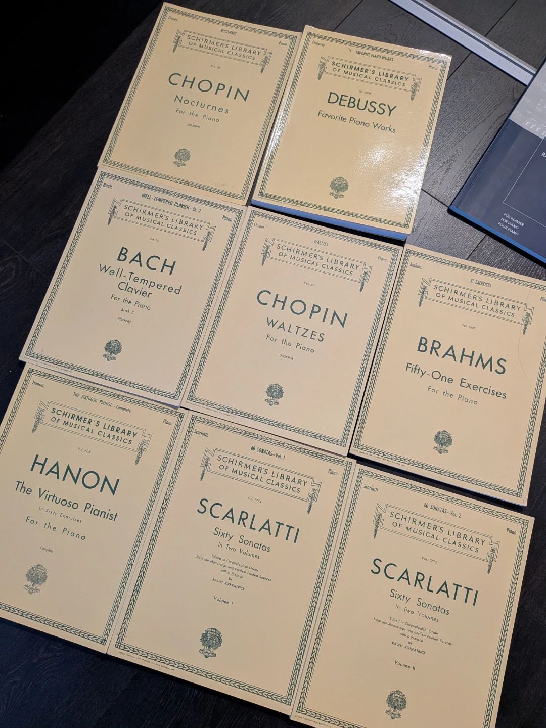 Collection of Sheet Music for Piano - Schirmer's Library