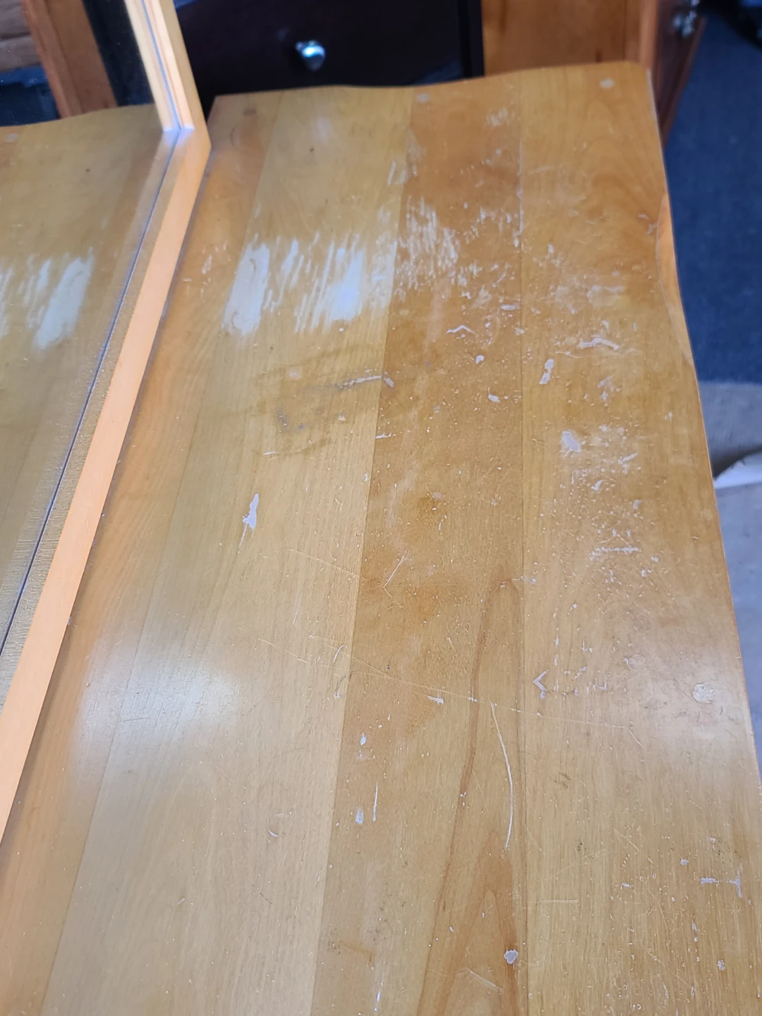 Light Wood Dresser with Mirror - photo 5