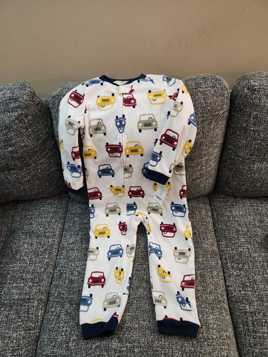 Carter's Boys Fleece Sleepsuit Pajamas Size 5