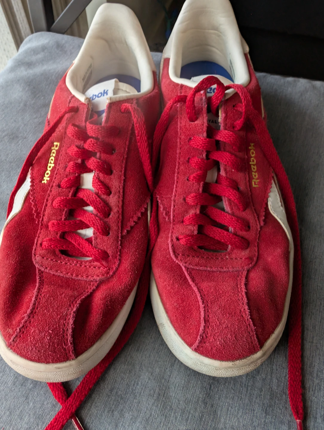 Reebok Red Suede Sneakers - photo 2