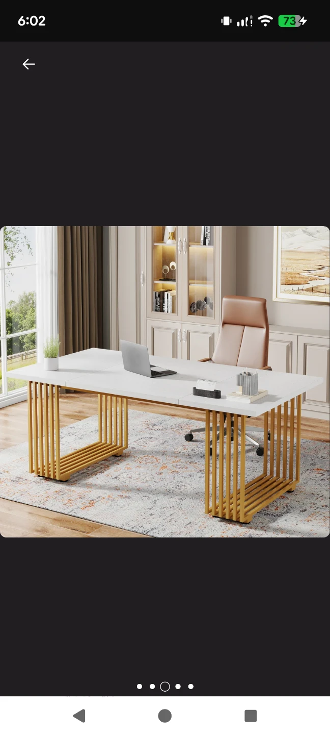599$ Original price Ivy Bronx 70.9” Modern Executive Desk - photo 3