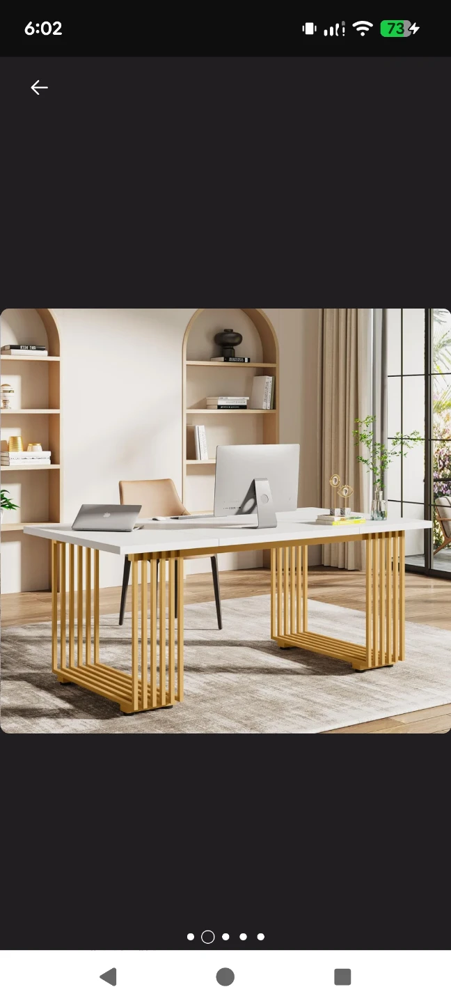 599$ Original price Ivy Bronx 70.9” Modern Executive Desk - photo 4