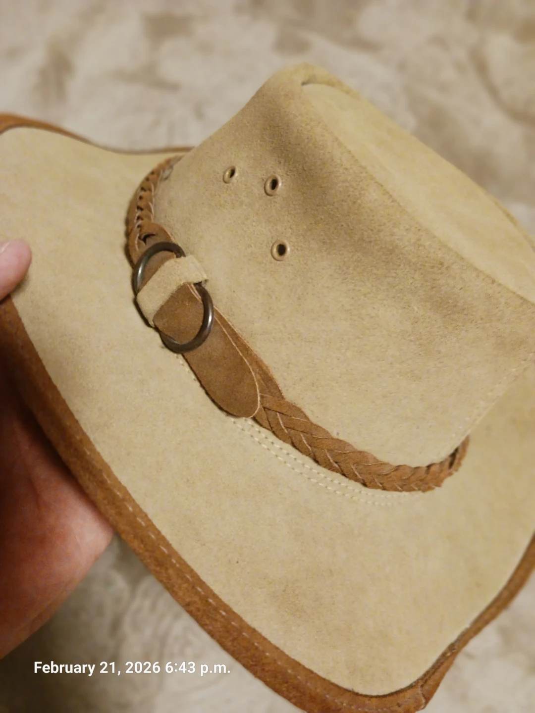 Cutana Suede Cowboy Hat - Size M - photo 2