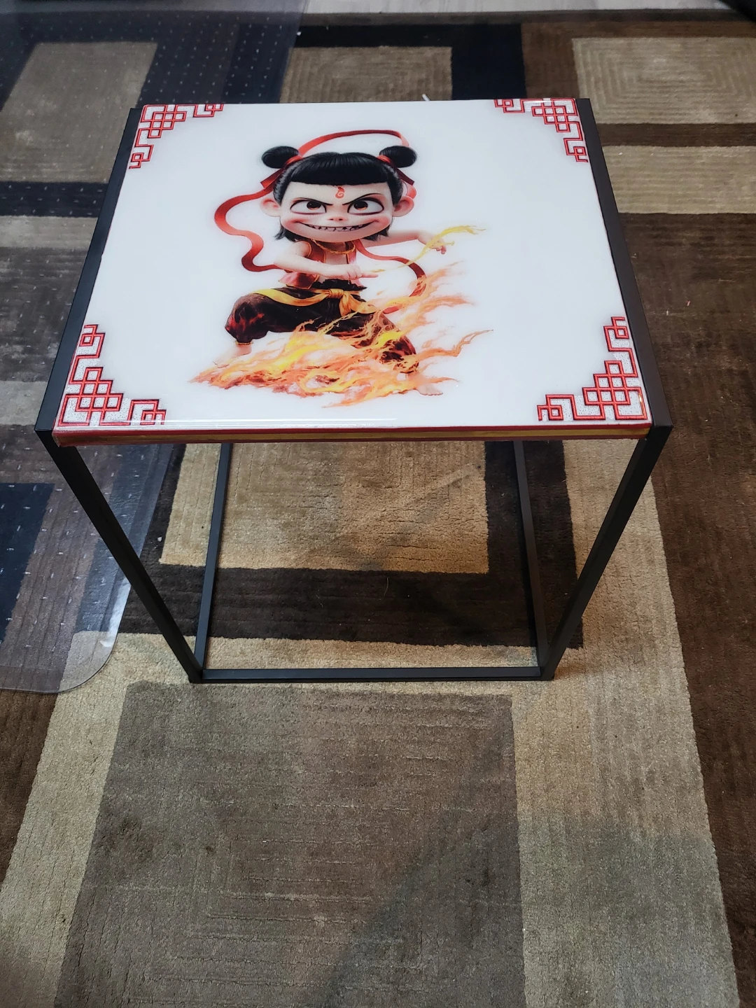End Table with Anime Graphics - photo 2