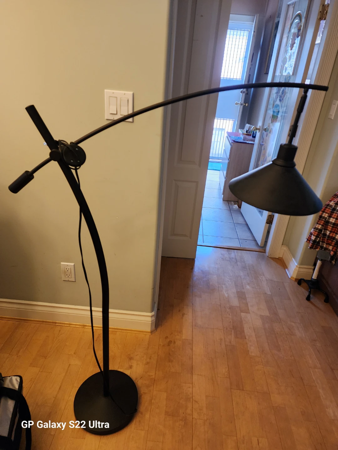 Black Arc Floor Lamp - photo 2