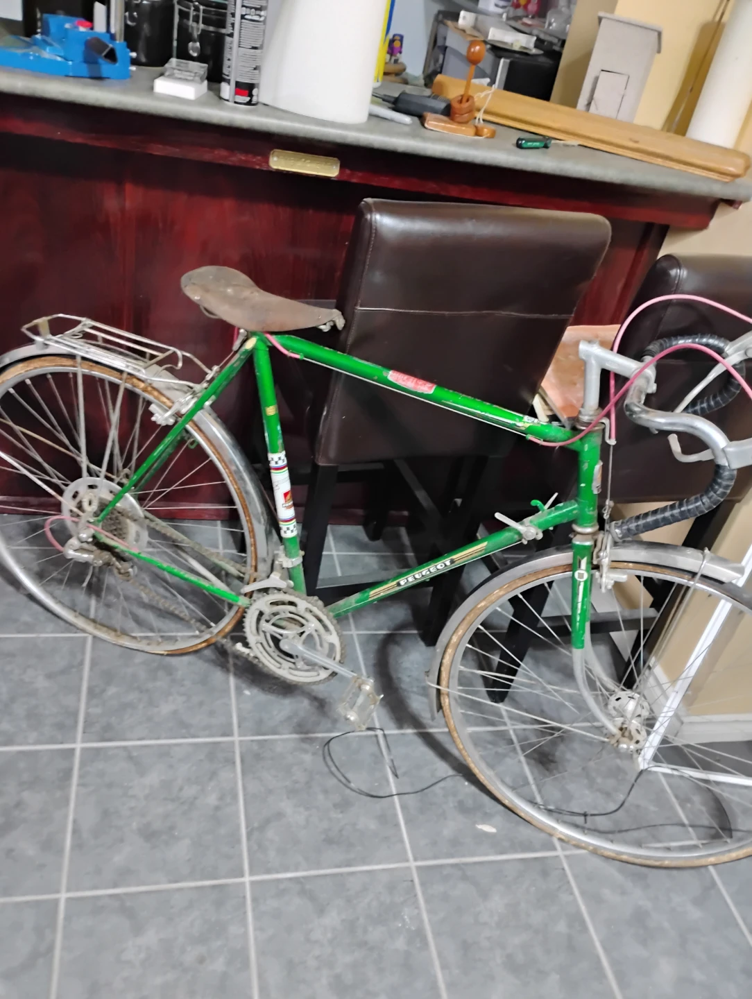 Vintage Peugeot Record du Monde Bicycle