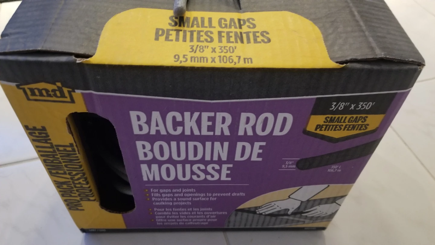 MDI Backer Rod - 3/8" x 350'