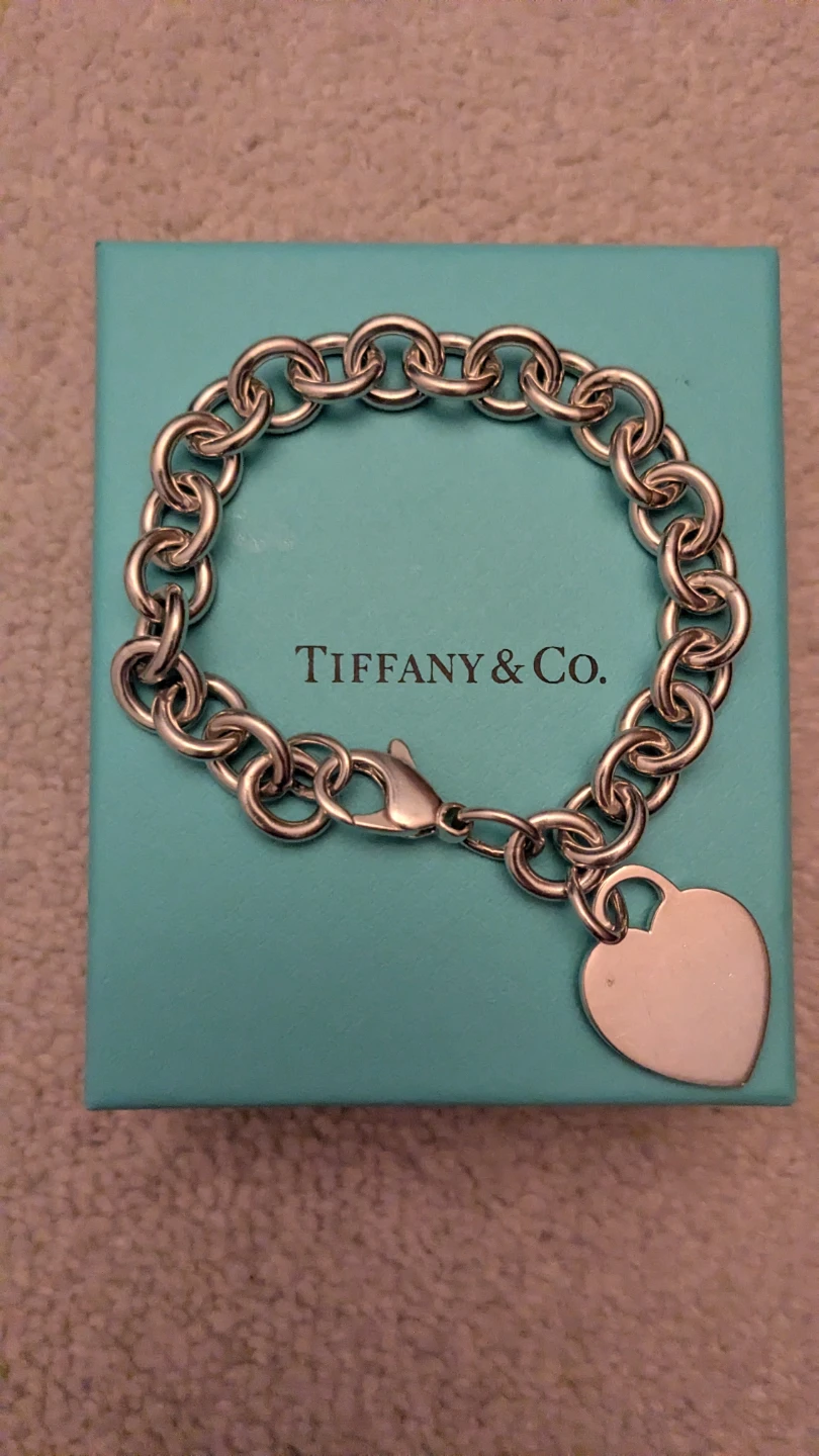 Tiffany & Co. Heart Tag Charm Bracelet in XS - photo 2