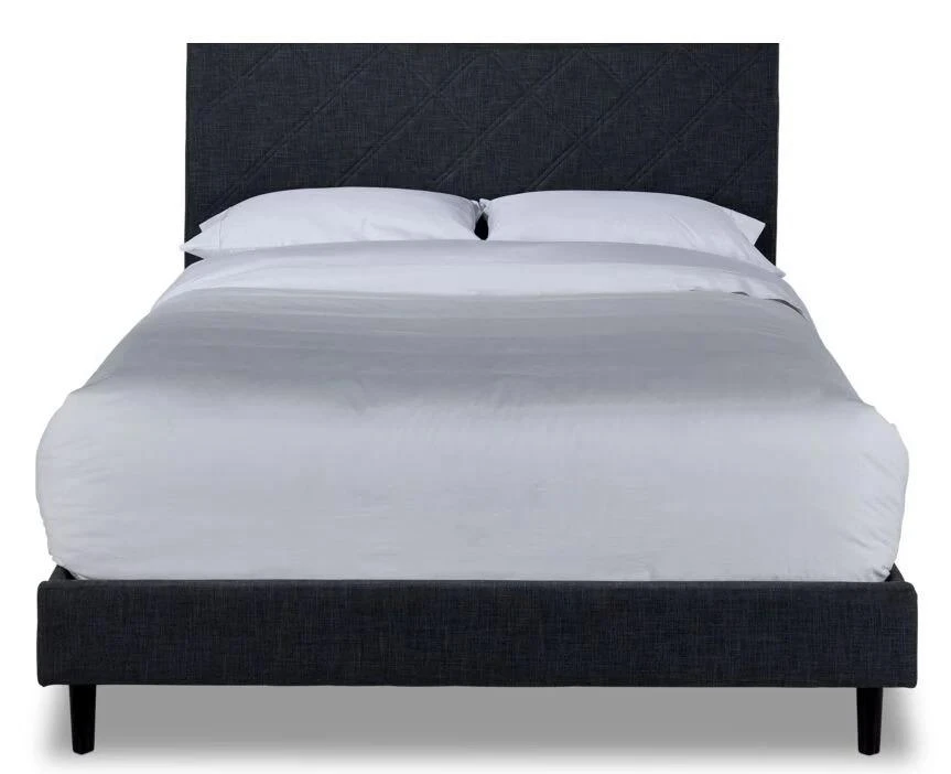 Upholstered Queen Bed Frame and 12" Mattress - photo 2
