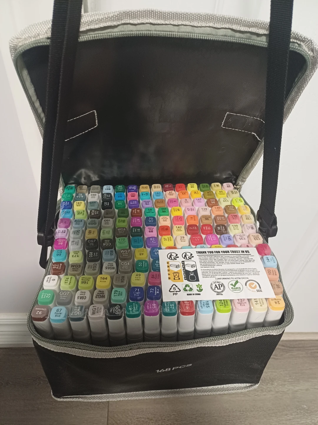 168 Piece Marker Set with Carrying Case - photo 4