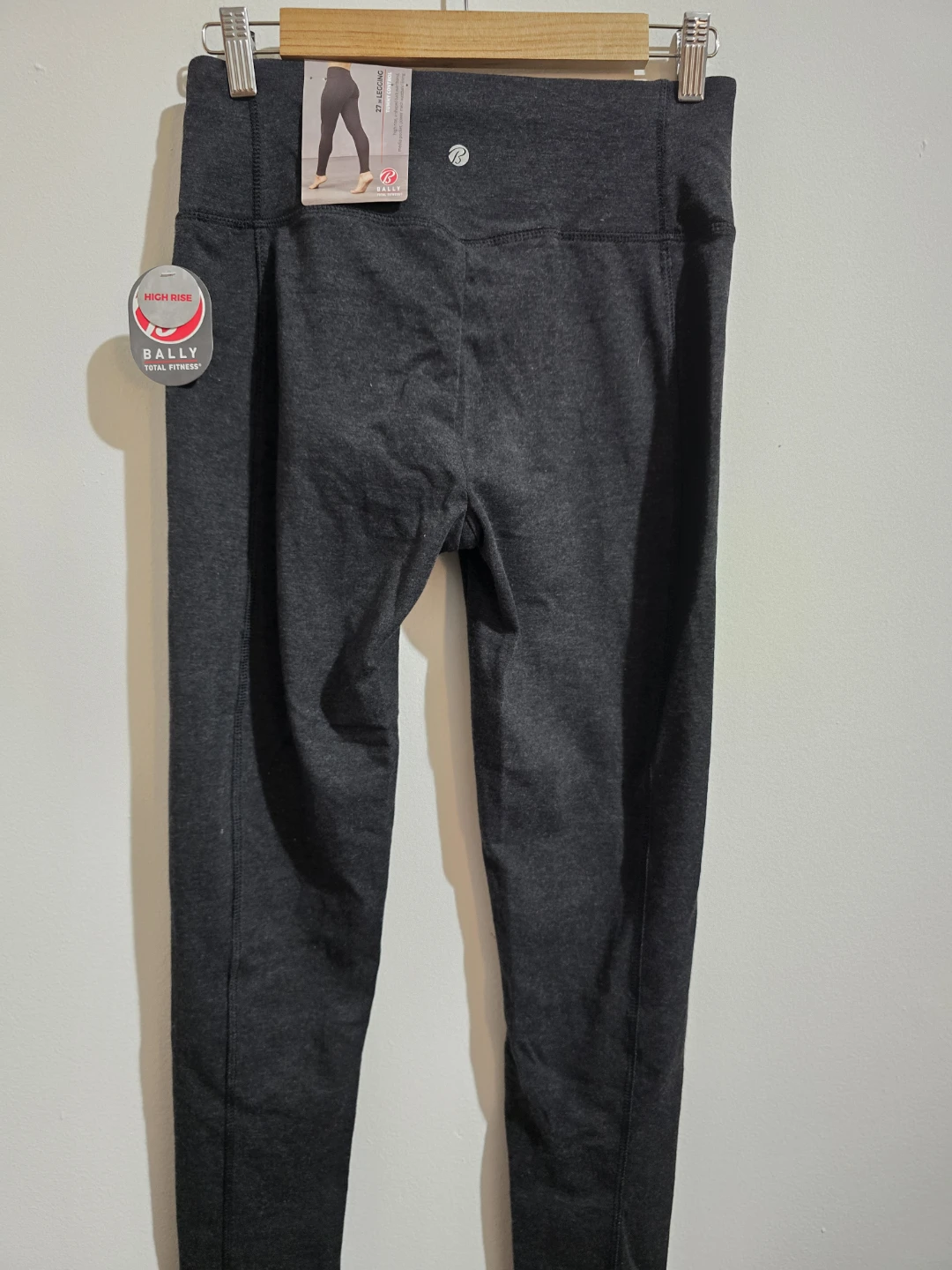 Bally Women's High Rise Leggings - Charcoal - Size M - photo 4