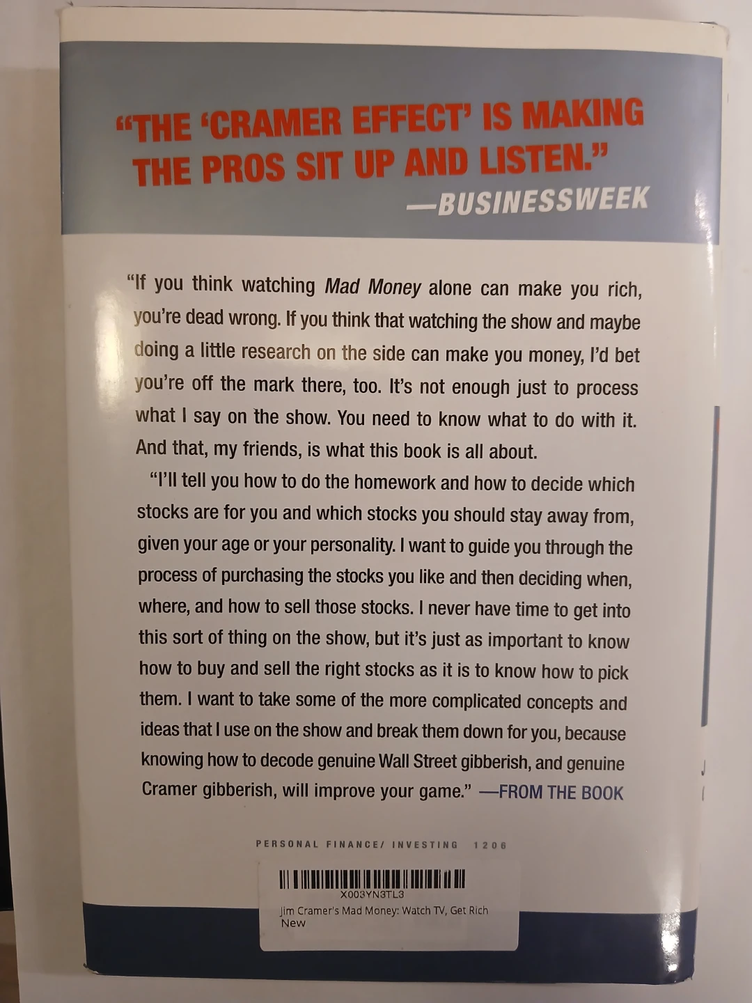 Jim Cramer's Mad Money: Watch TV, Get Rich Book - photo 2