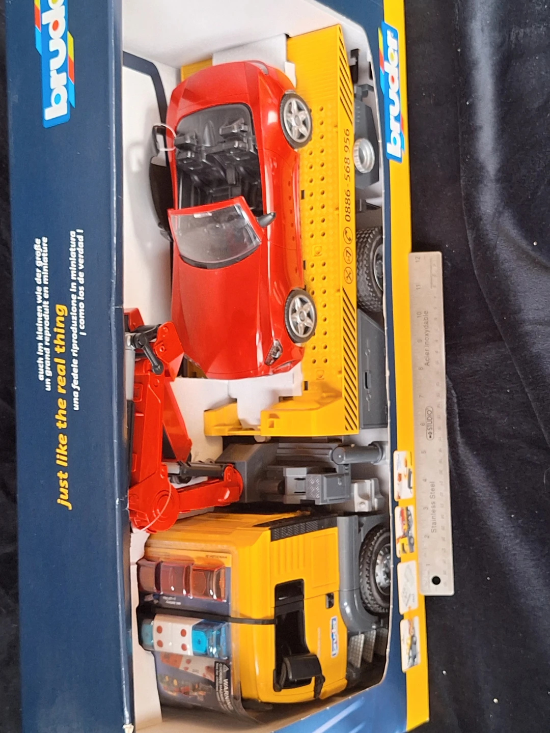 Bruder Tow Truck with Car Toy