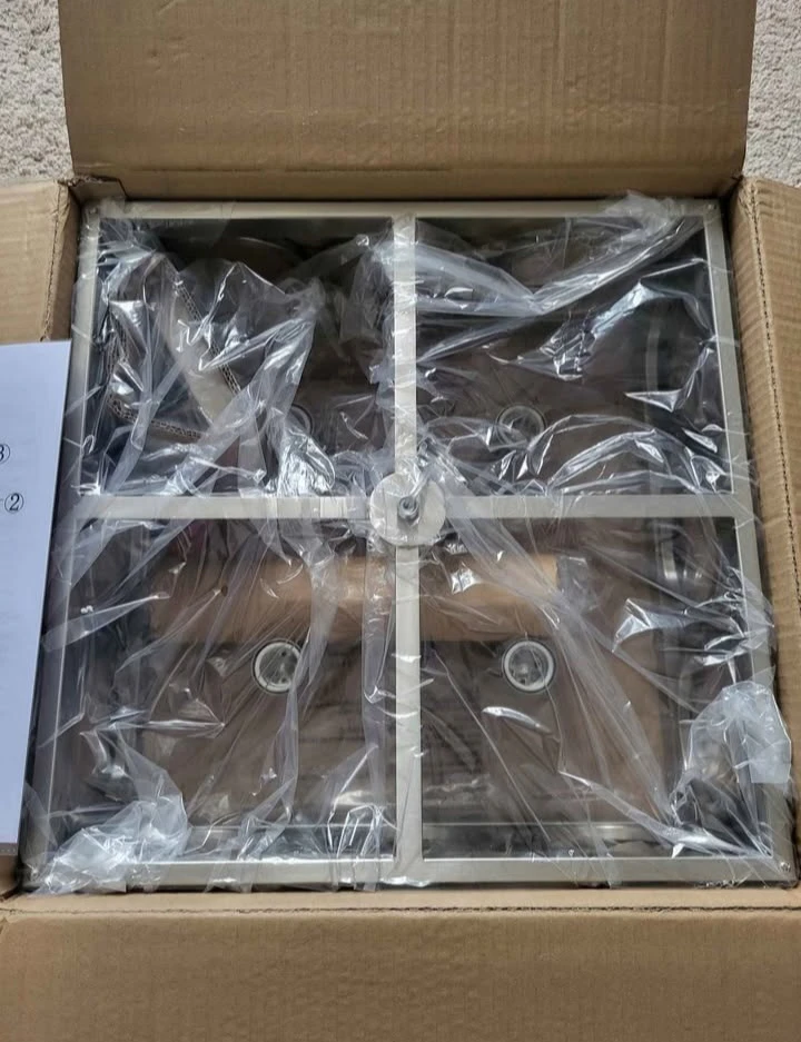 Brushed nickel ceiling light (New in box) - photo 4