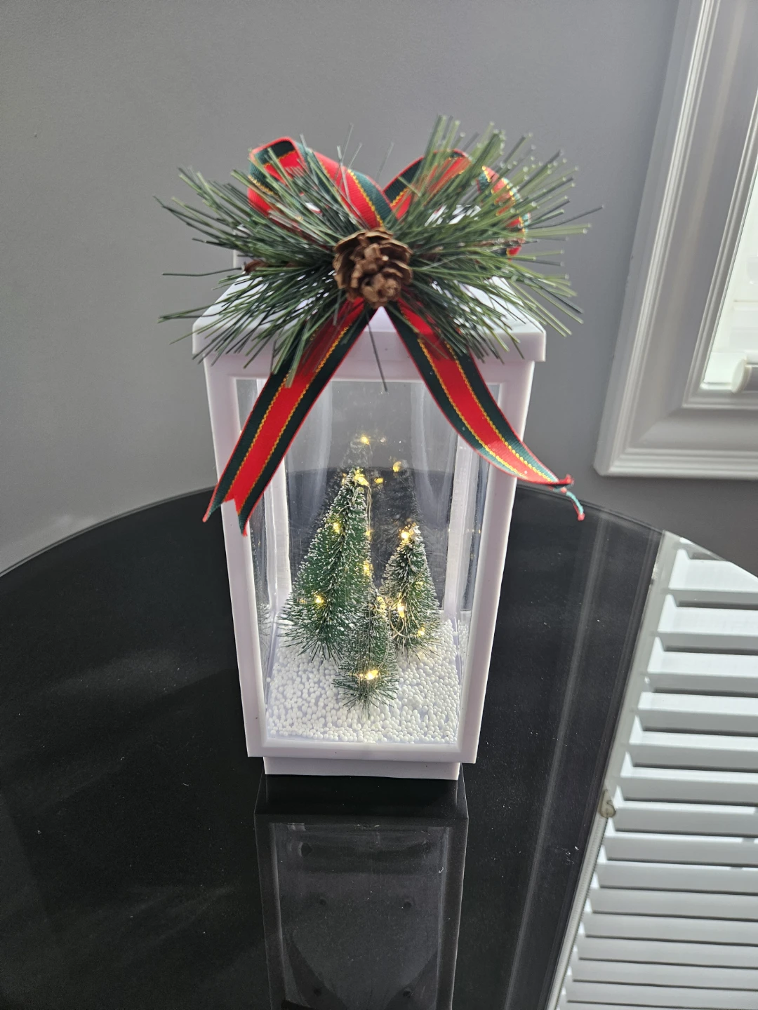 Winter Tree Lantern with Lighting Feature - photo 2