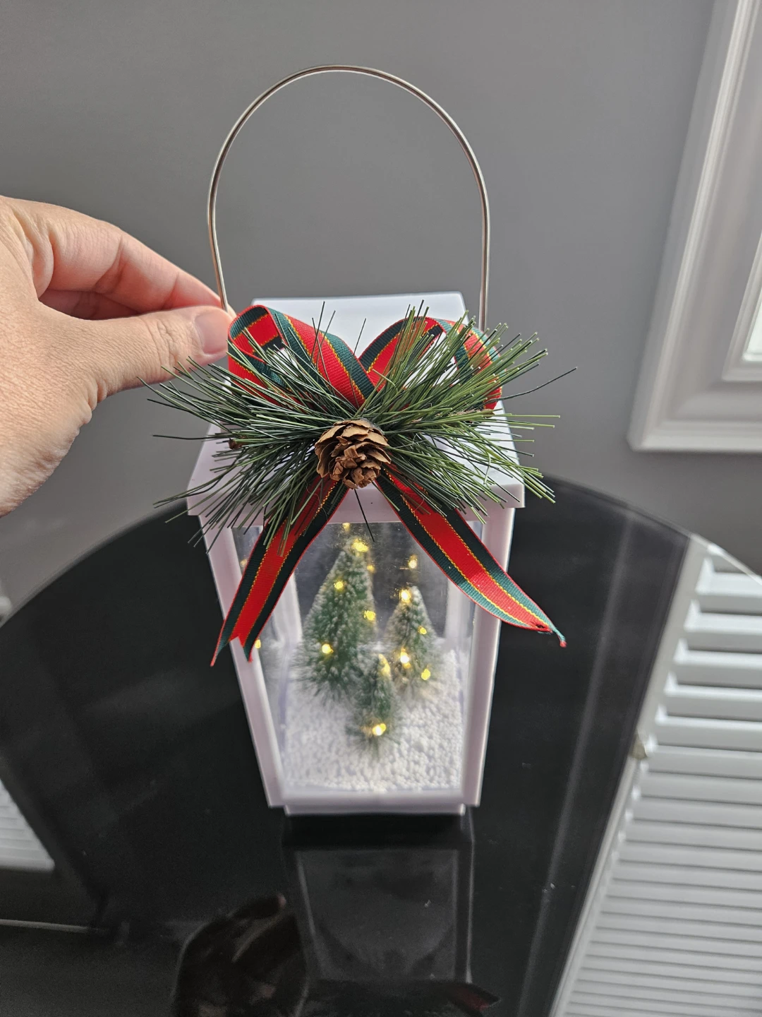 Winter Tree Lantern with Lighting Feature - photo 3