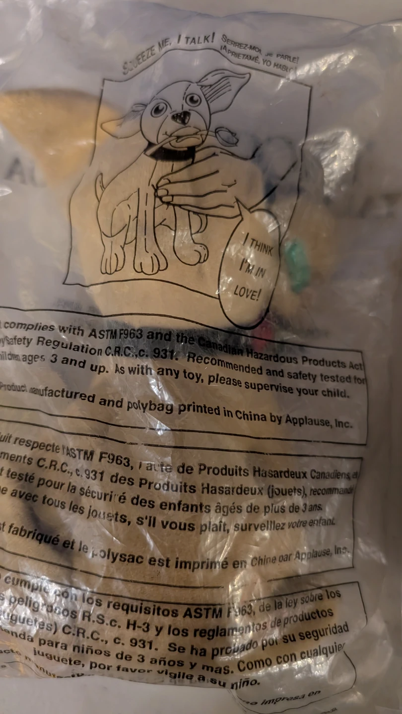 Taco Bell Talking Chihuahua Plush Toy - photo 5