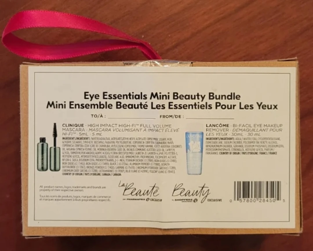 New Clinique & Lancôme Eye Essentials Mini Beauty Bundle - photo 2