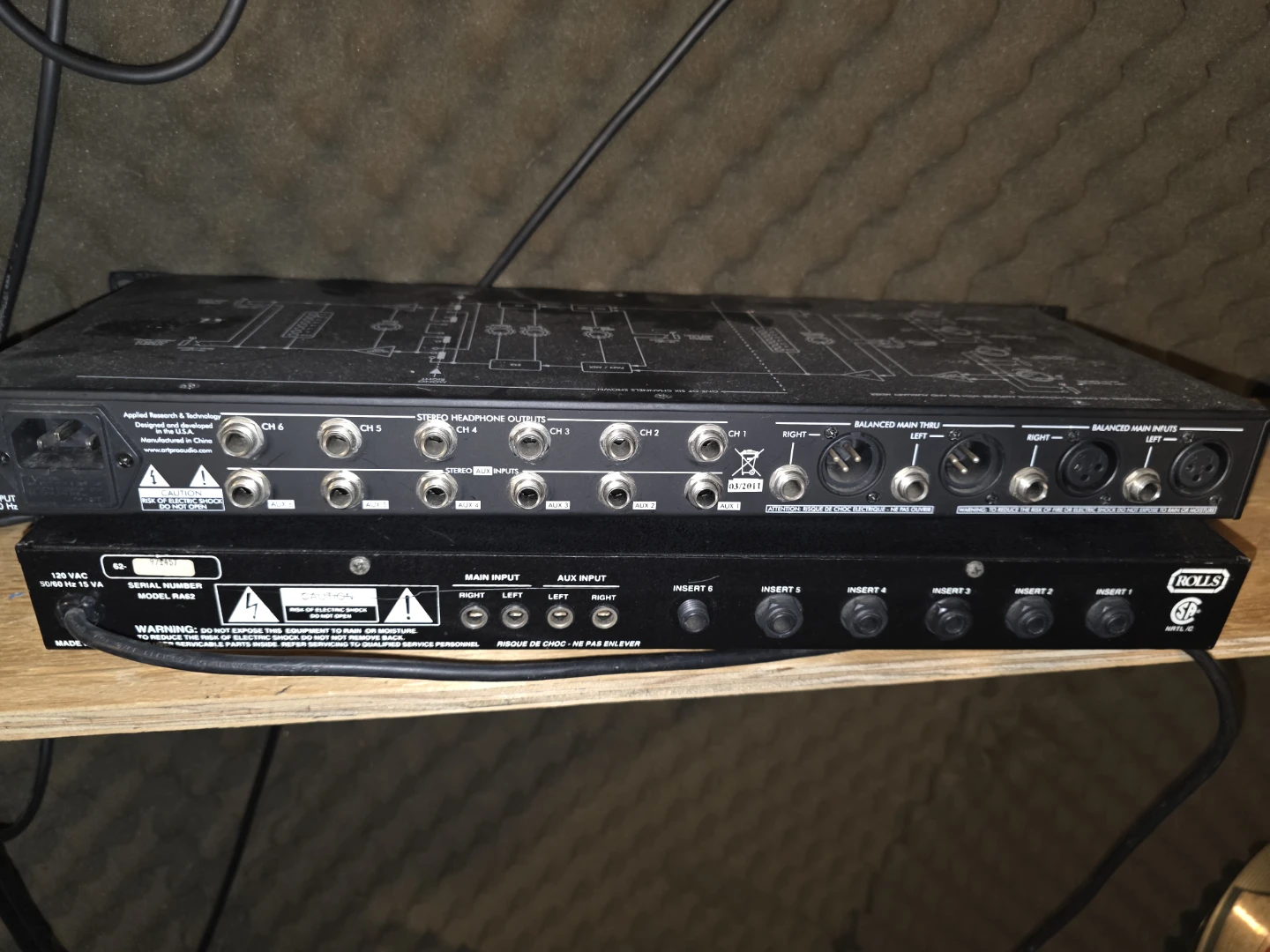 ART Head Amp 6 and Rolls RA62 Headphone Amps - photo 4