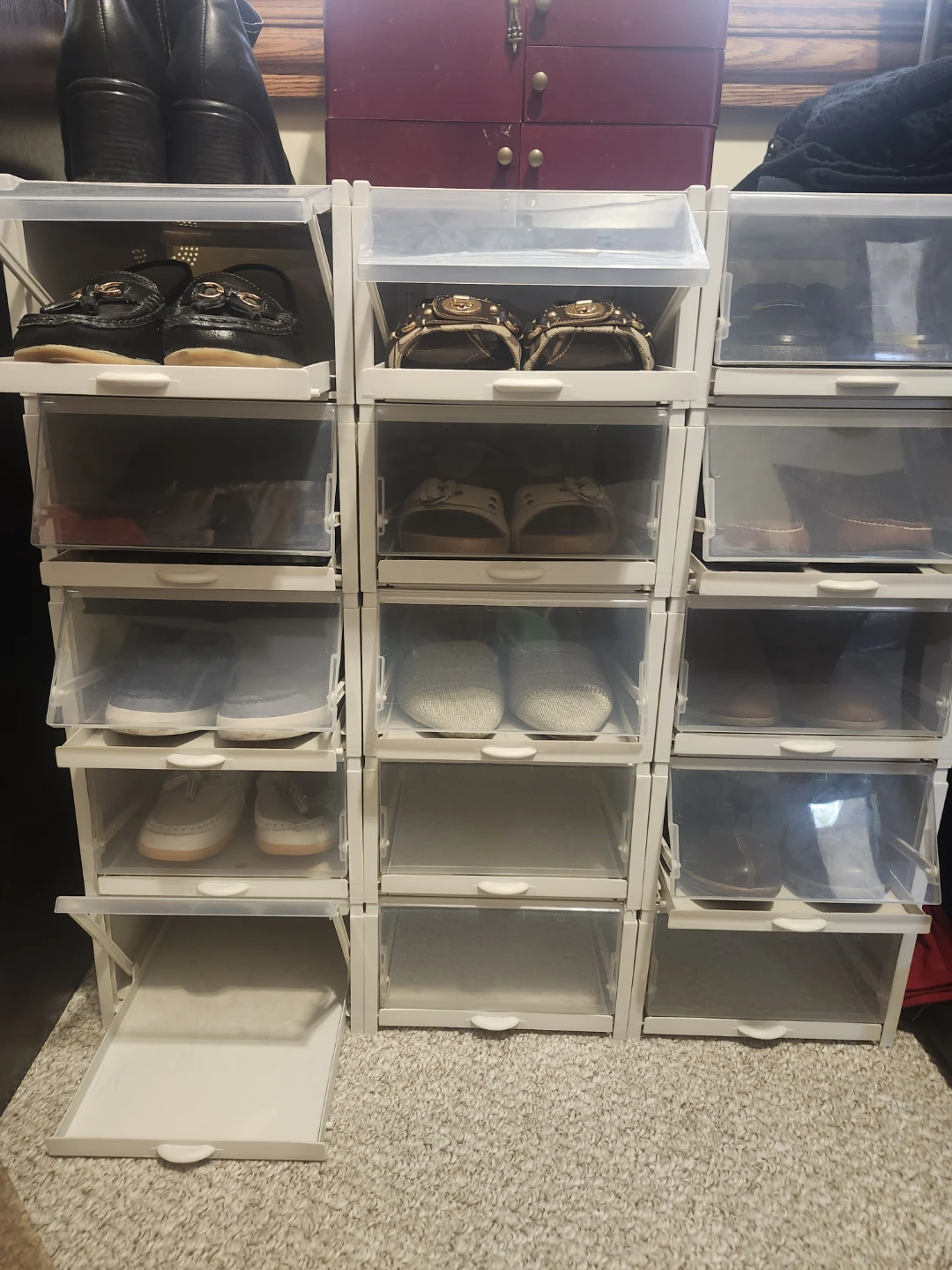 Stackable Shoe Storage Boxes