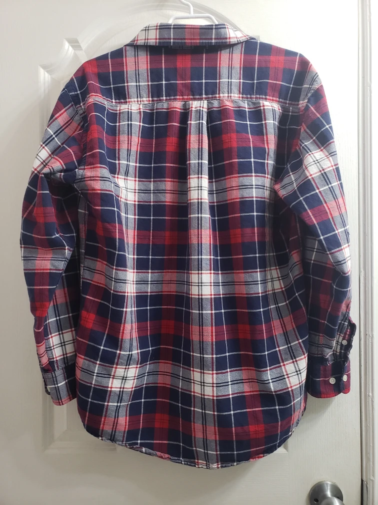 Cherokee Plaid Long Sleeve Button-Up Shirt for men - Medium - photo 2