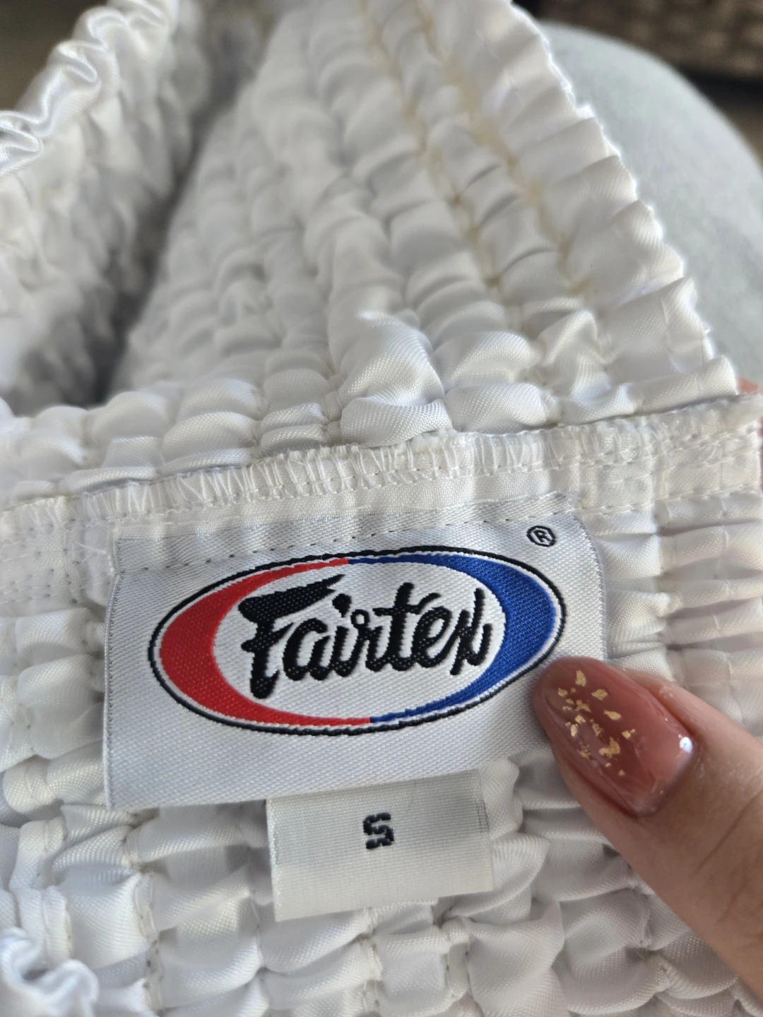 NEW Fairtex Muay Thai Shorts Size S White - photo 3