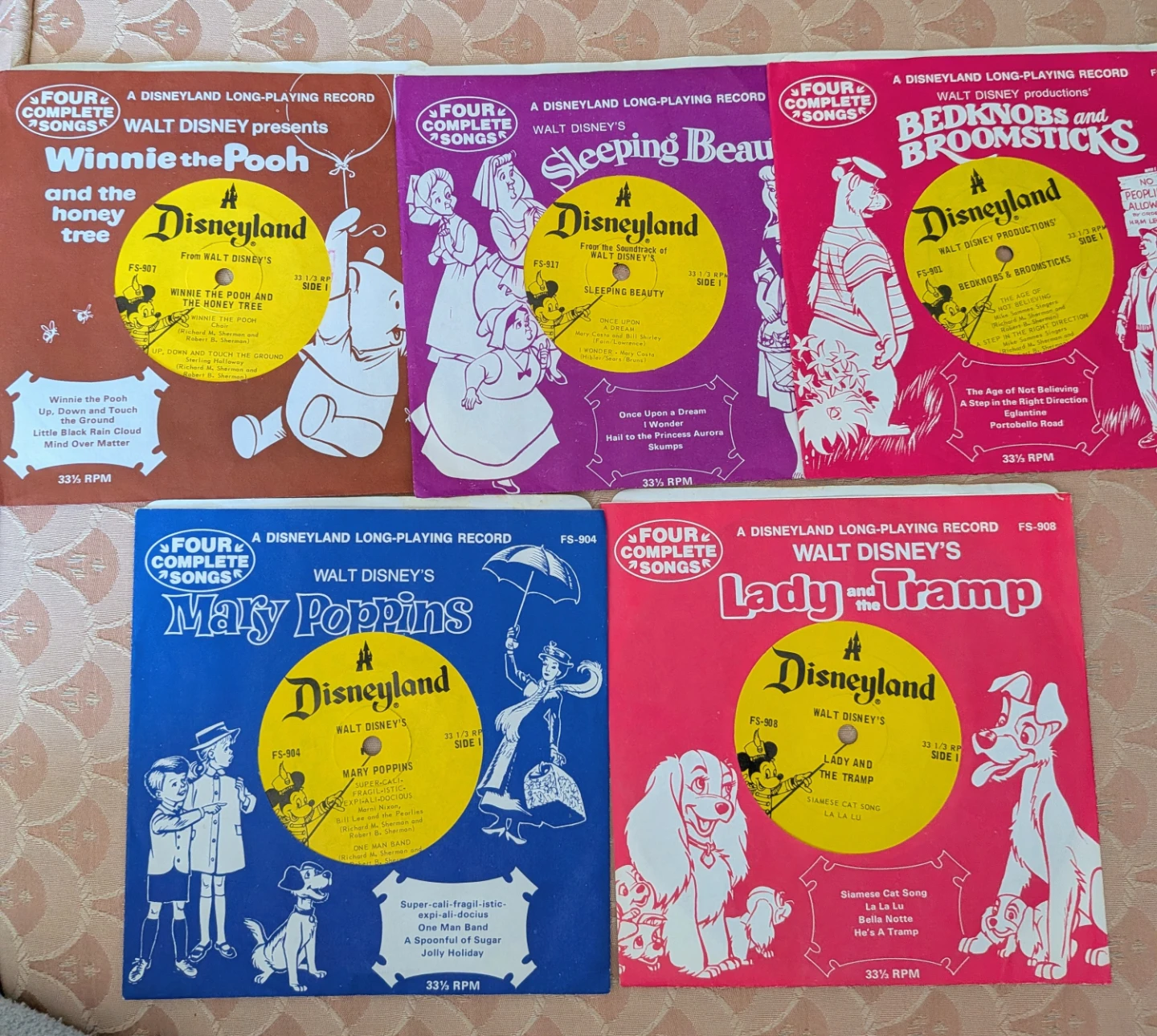 The Wonderful World of Disneyland Music Vol. 2 - 6 Records - photo 3