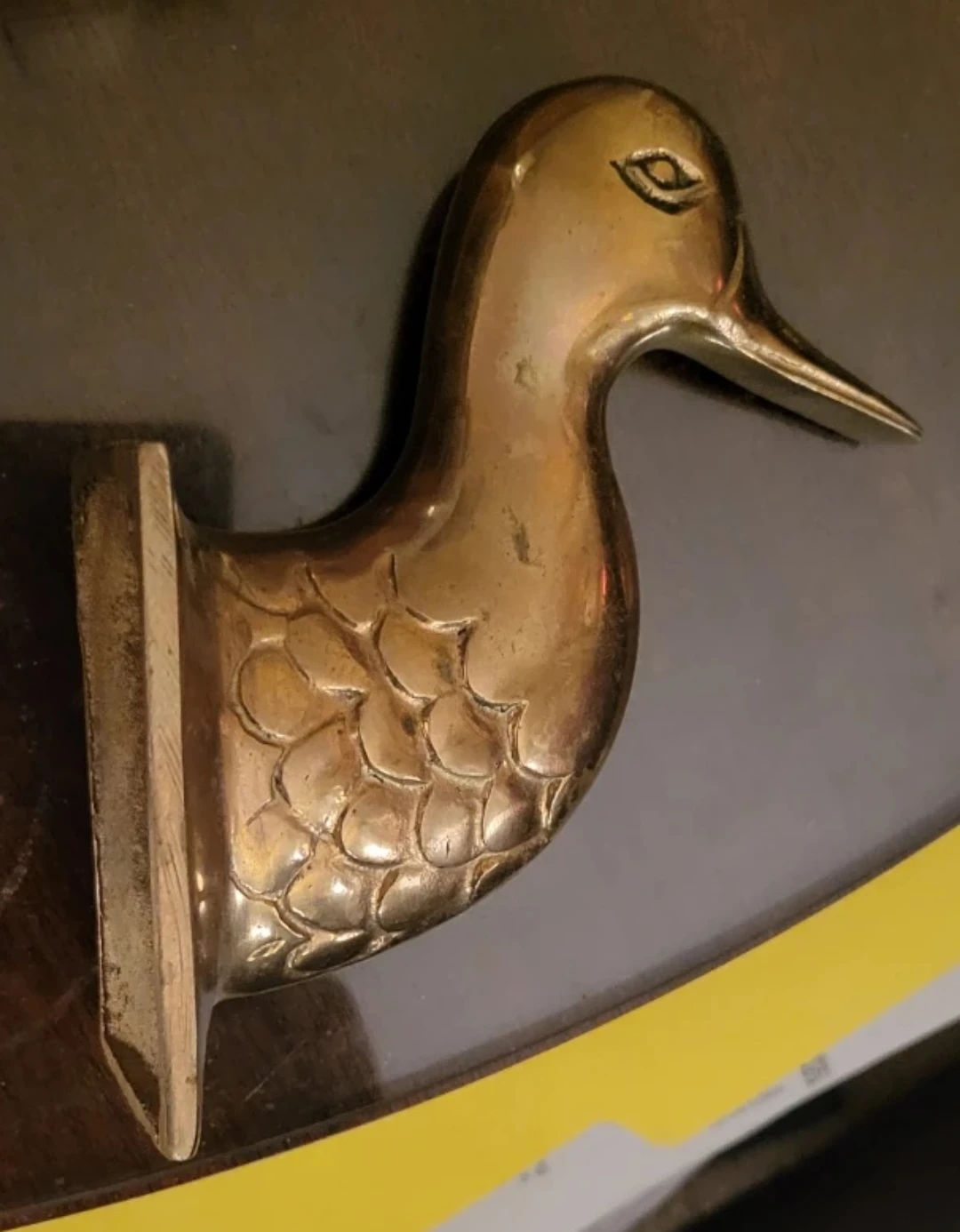 Brass Duck Coat Hook