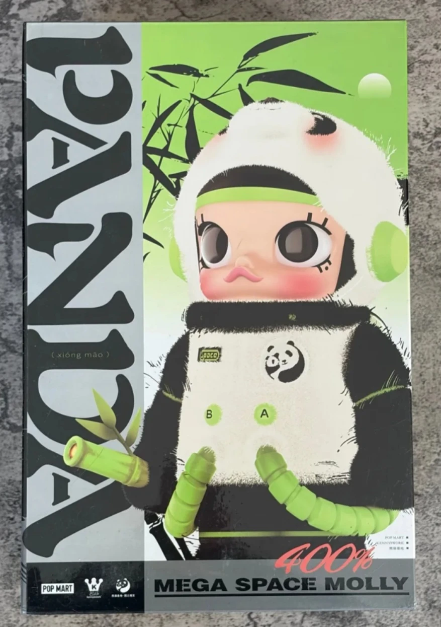 POP MART MEGA SPACE MOLLY 400% Panda Figure - photo 2