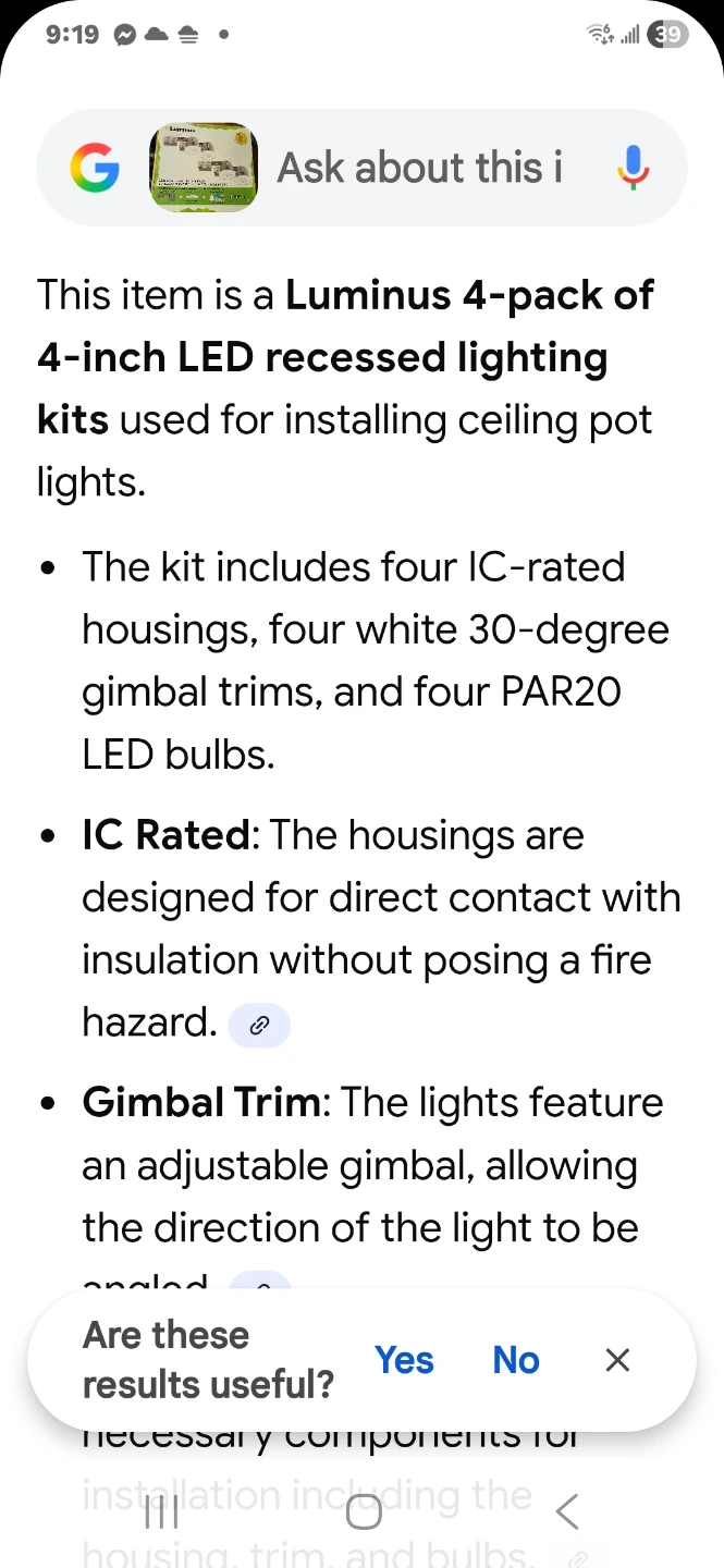Luminus 6-pack 4-inch LED Recessed Lighting Kits - photo 2