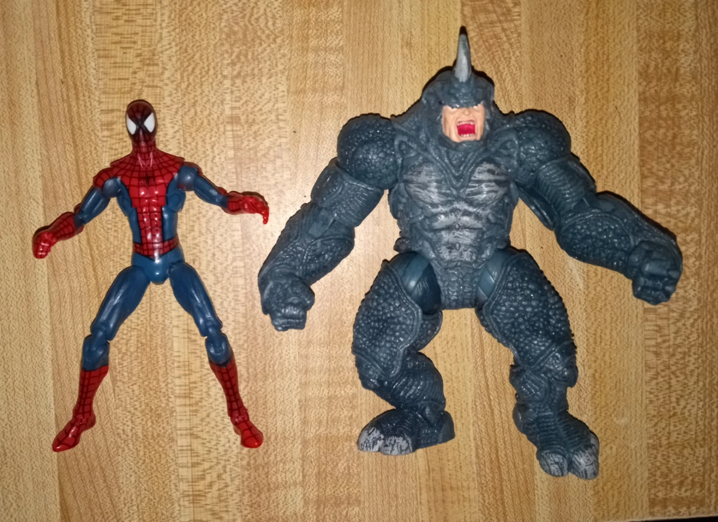 Awesome Spider-Man and Free Rhino Action Figures