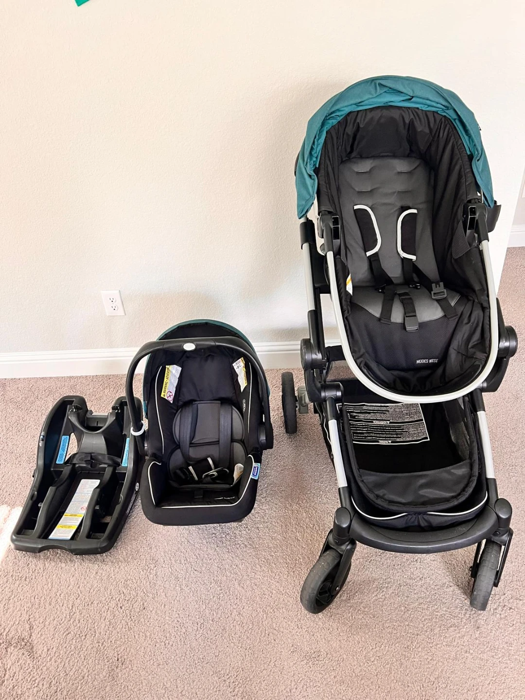 Grace Modes Nest  - Car seat & Stroller With bassinet