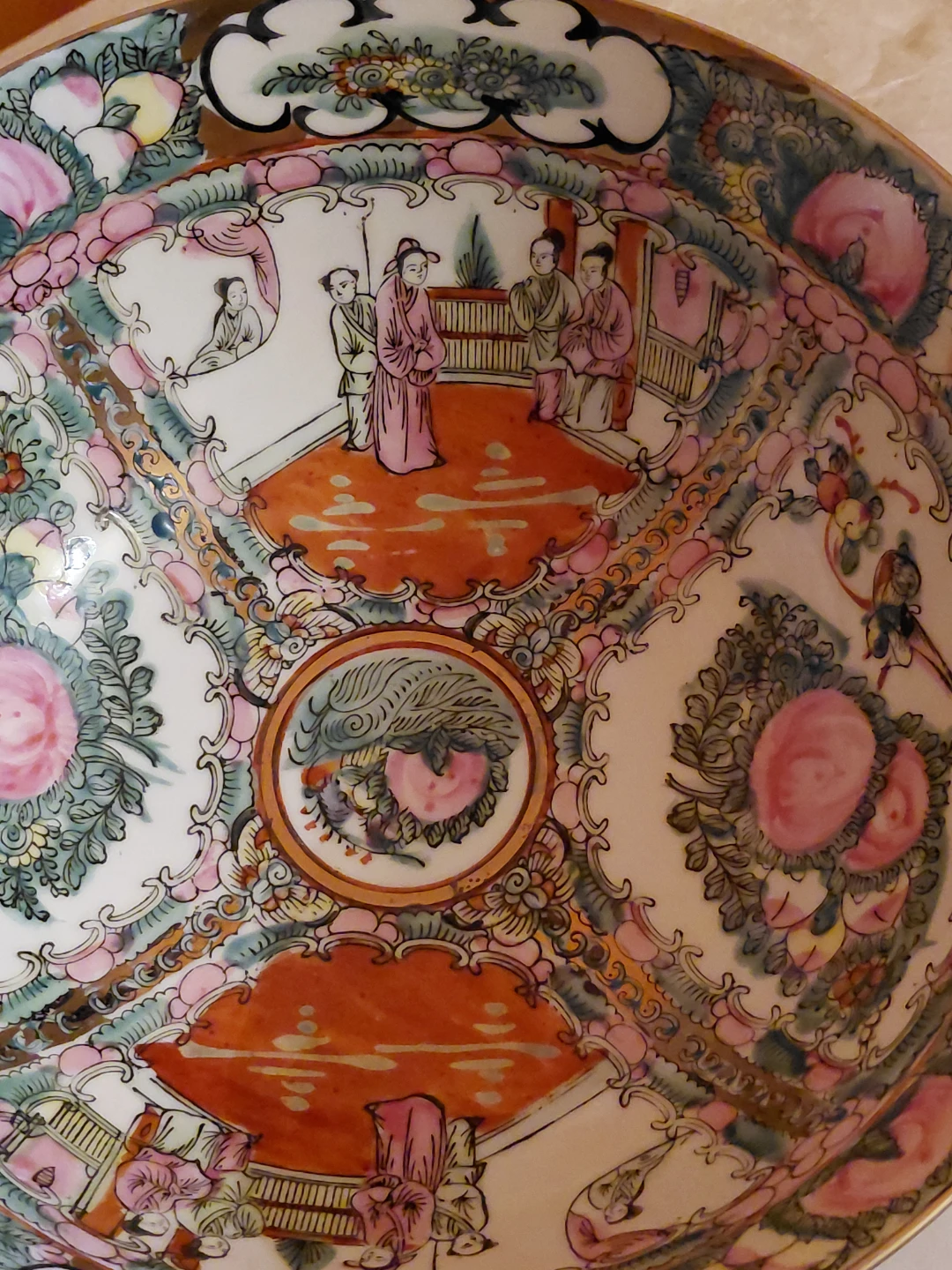 Decorative Ceramic Bowl with Asian Motif - photo 2