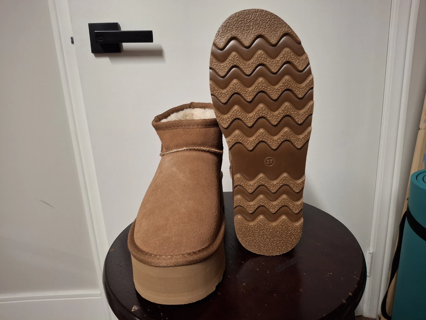 Brown Platform Boots - Size 37 - photo 4