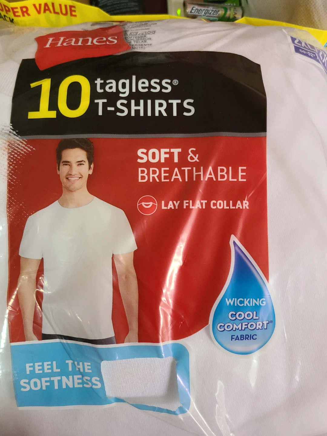Hanes 10-Pack Tagless T-Shirts