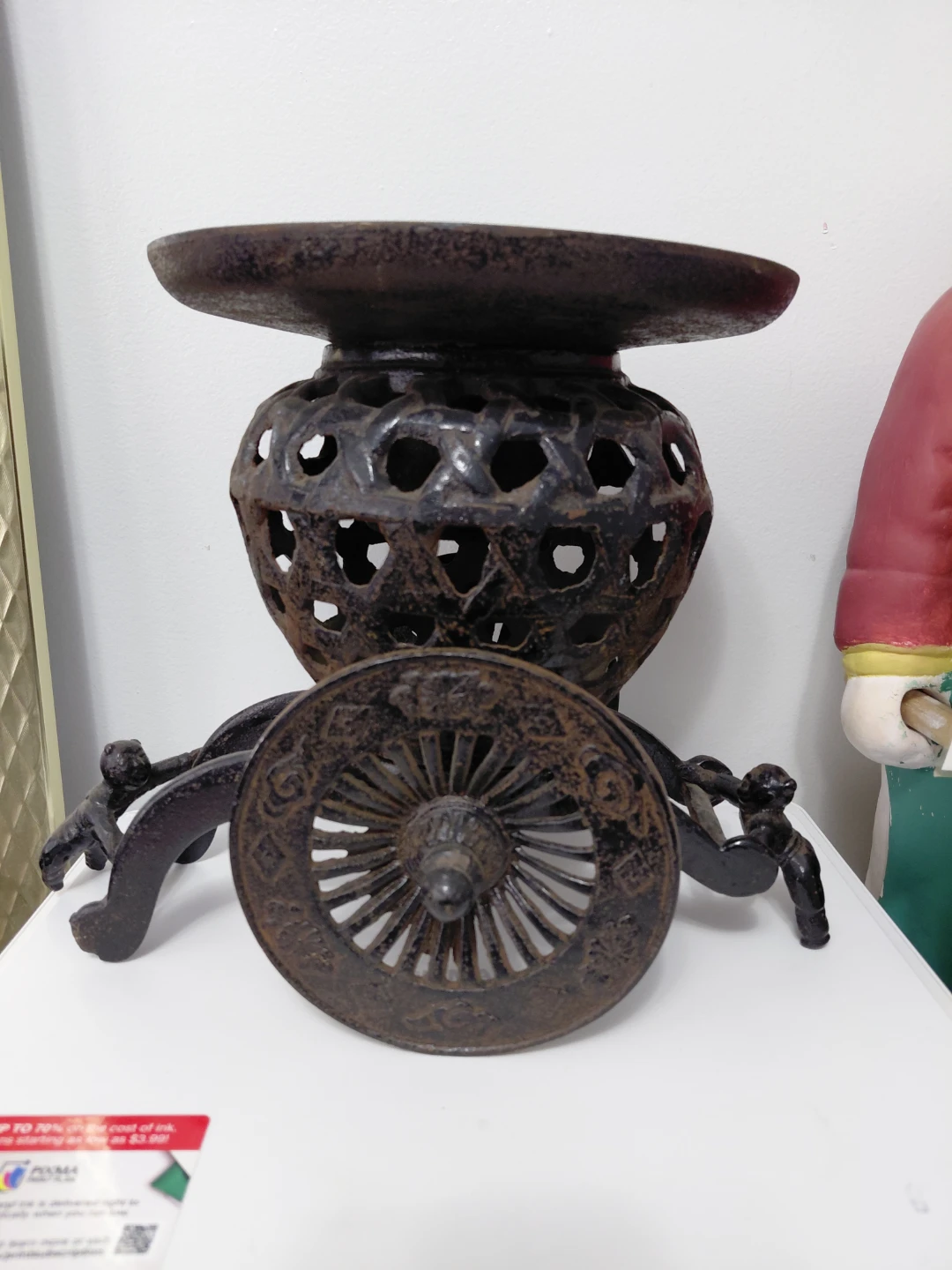 Vintage japanese Cast Iron  asavata