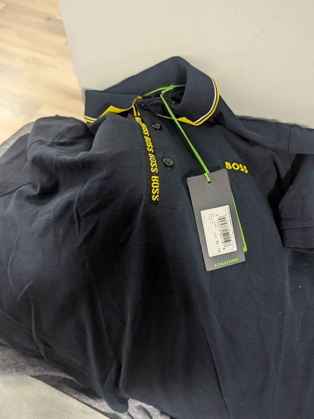 BOSS Athleisure Men's Navy Polo Shirt - Size XXL - photo 2