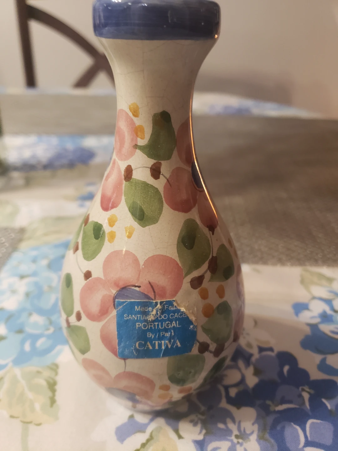 Hand-Painted Ceramic Vase