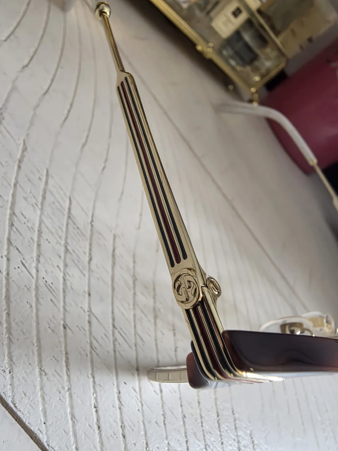 Gucci Gold Tone & Tortoiseshell Eyeglasses - photo 3